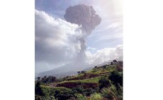 St Vincent's La Soufriere erupts 