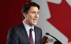 Canada's Liberal party leader Justin Trudeau gives his victory speech after the federal election, in Montreal early Oct. 20, 2015.)