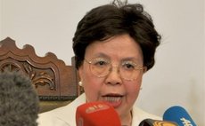 RIO DE JANEIRO, Feb. 25, 2016 (Xinhua) -- The secretary-general of the World Health Organization (WHO) Margaret Chan speaks during a press conference in Rio De Janeiro, Brazil, on Feb. 24, 2016