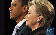 President Obama and Hillary Clinton in 2008