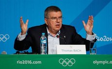 International Olympic Committee (IOC) President Thomas Bach addresses a press conference at the Main Press Center (MPC) of Rio Olympic Games in Rio de Janeiro, Brazil, on July 31, 2016. 