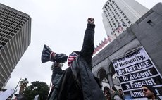 People take part in the Women's March in New York City to protest against U.S. President Donald Trump in Manhattan, New York, the United States on Jan. 21, 2017