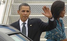 President Obama and wife Michele