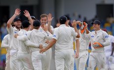 New Zealand players celebrate