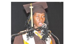 DGS Valedictorian Rhillah Benjamin