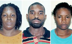 Left to right: Manuella Williams, Herbert Xavier and Lauretta Xavier