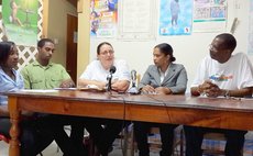 Representatives of NGOs at Friday's Press Conference