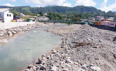 Roseau River after TS Erika