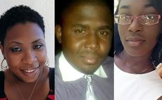 Left to right: Deanella Daley, Keanu Winston and Fynne Ford