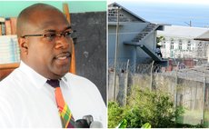 Prison Superintendent Kenrick Jean Jacques and part of the Stockfarm prisons