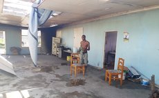 Inside the Scouts Headquarters in Roseau