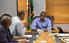 Prime Minister Skerrit meets CDB officials after Erika disaster