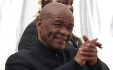 JOHANNESBURG, Aug. 30, 2014 (Xinhua) -- File photo. Aug. 16, 2014; Lesotho's Prime Minister Thomas Thabane at the 34th Southern African Development Community Heads of State Summit