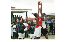 Local basketball action. Photo Courtesy DABA & DNO