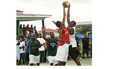 Local basketball action (DABA/DNO photo)