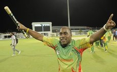 Sebastien celebrates (WestIndiesCricket photo)