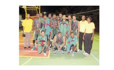 Victorious DOMINICA BOYS Basketball Team in 2015 Windward Islands Schools Games.  Photo Courtesy: Sports Division Facebook Page