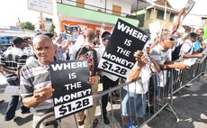 There were frequent protests in 2019- this one is the the UWP demonstrating about unaccounted billions