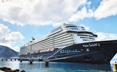 Cruise ship at the Roseau port