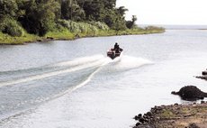 A boat ride on the Layou River