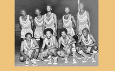 By-Trinee FLAMES circa 1977. Standing L-R: Black, Juba, Lenny, Young, Fanso.  Stooping: Tony, Seibert, Neckers, Lennox