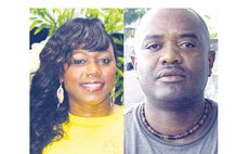 Candidates for the Soufriere bye-election-Denise Charles,left, and Hidges Adams