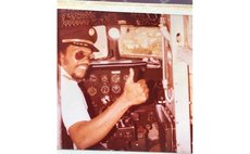 CK, in the cockpit of a plane