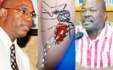 Mosquito-bourne disease cause major problems in economy in 2014- Environmental Health's Scotland, right, and Social Security's deputy director, left.
