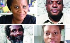 Anne Maxine (top left); Pastor Randy Rodney (top right); Brian Shillingford (Bottom left) and Karen Pascal