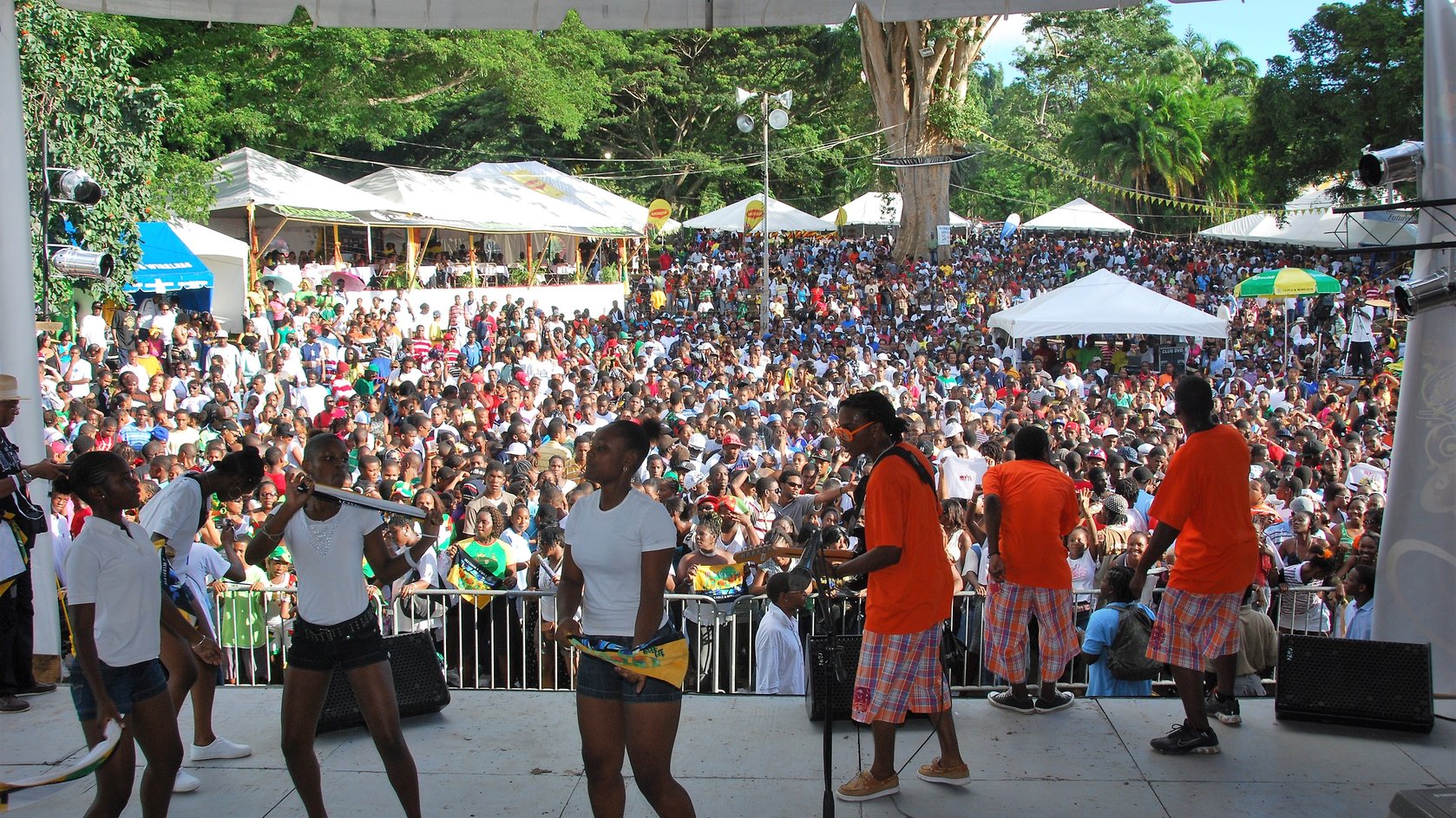 Band performs at Creole in the Park in 2008 Band performs at Creole in the Park in 2008