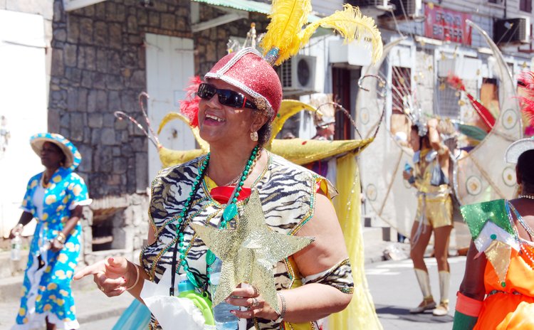 Jennifer Wallace Lafond enjoys carnival in 2010