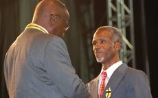 Phillip Matthew receives award from President Liverpool in 2008