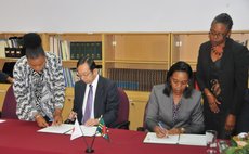 Japan and Dominica sign agreement