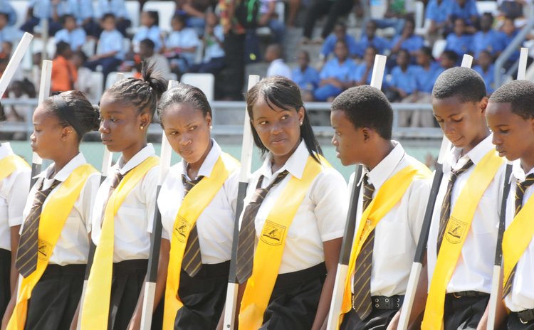 Youth from the Goodwill Secondary School
