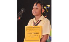 Anjna Thomas wins Creole Spelling Bee