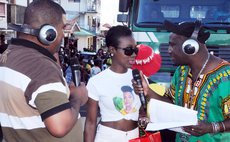 DDS broadcast crew speaks to Kamala Jno Baptiste
