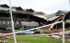 Fort Young Hotel damaged by Maria