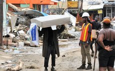Very Unusual business: man loots after Maria