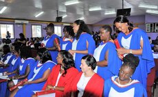 Some of the 2018 graduates of UWI Open Campus Dominica