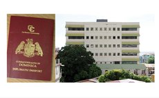 Government Headquarters,right, and Diplomatic Passport 