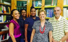 NILF executive:left to right- Dr Esprit, Grell, Joseph, Anita Bully and Dr Bully