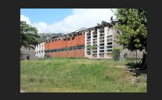 Hurricane damaged Goodwill Secondary School