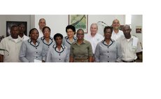 L to R: Davidson Remie, P. George, N. Joseph, D. Whitchurch-Aird, C. Williams-Riviere, Roslyn Remie, M. Christian, Jessica Bruney, Gerry Aird, Jean Riviere, Jason Whitchurch-Aird , R. Joseph.