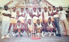 HOYAS III, DABA 1988 Division III League champions, was Pottersville's first basketball championship team. Photo Courtesy Marcellus Lee