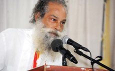 Henry Shillingford speaks at the WE conference