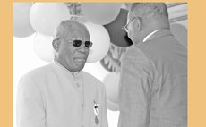 Former Agriculture Minister Heskeith Alexander receives national award in 2005