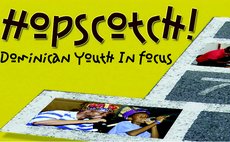 A section of the front cover of Hopscotch