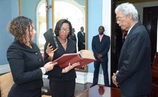 Justice Charles-Clarke takes oath of office