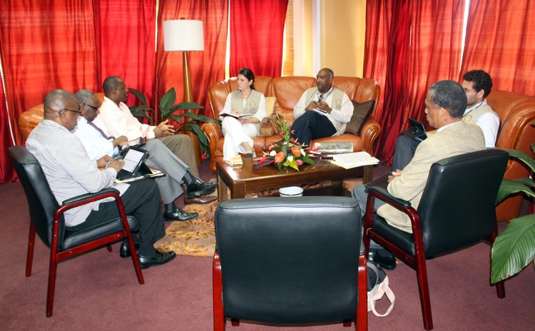 OAS observers visit Prime Minister Skerrit