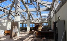 Destroyed Fisheries Complex at the Roseau Bayfront